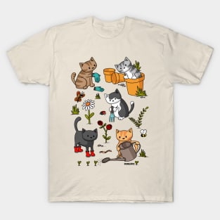 Gardening Cats T-Shirt